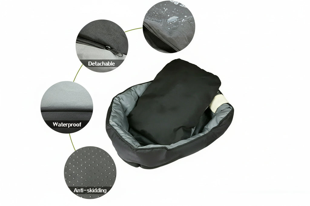 Waterproof Orthopedic Dog Bed Washable Pet Sofa Cushion Kennel Mat