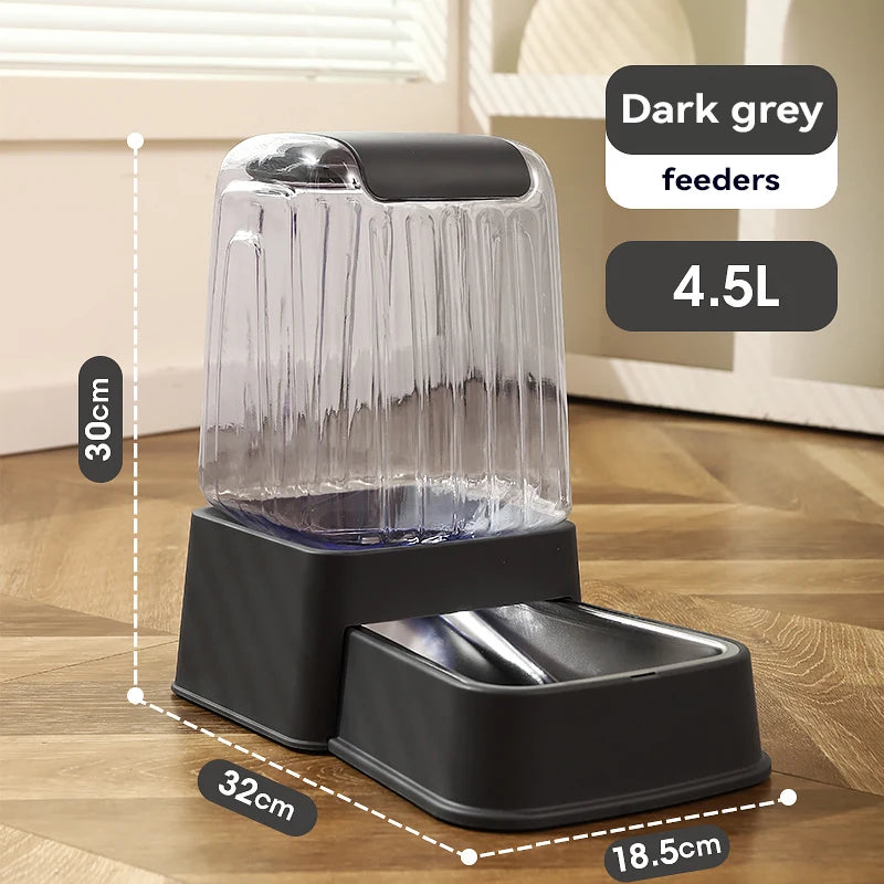 Pet Water Dispenser Dark Grey 4.5L