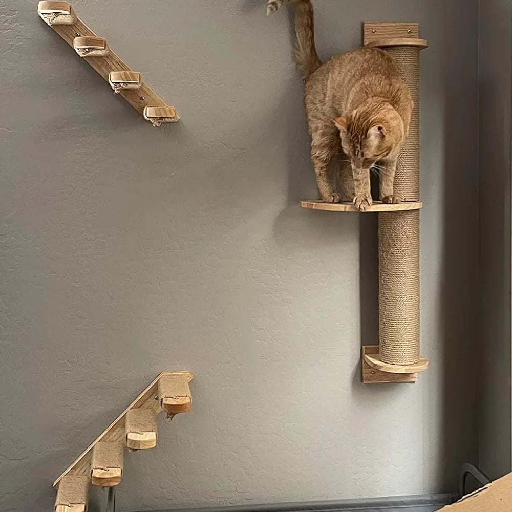 Pet Cat Tree Wooden