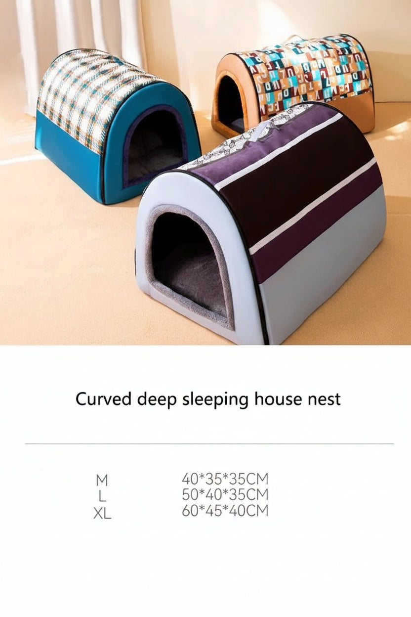 Large Dog House Winter Warm Insulated Outdoor Dog Kennel for Extra Big Dogs Weatherproof Heated Pet Shelter with Removable Roof light brown with colour letters