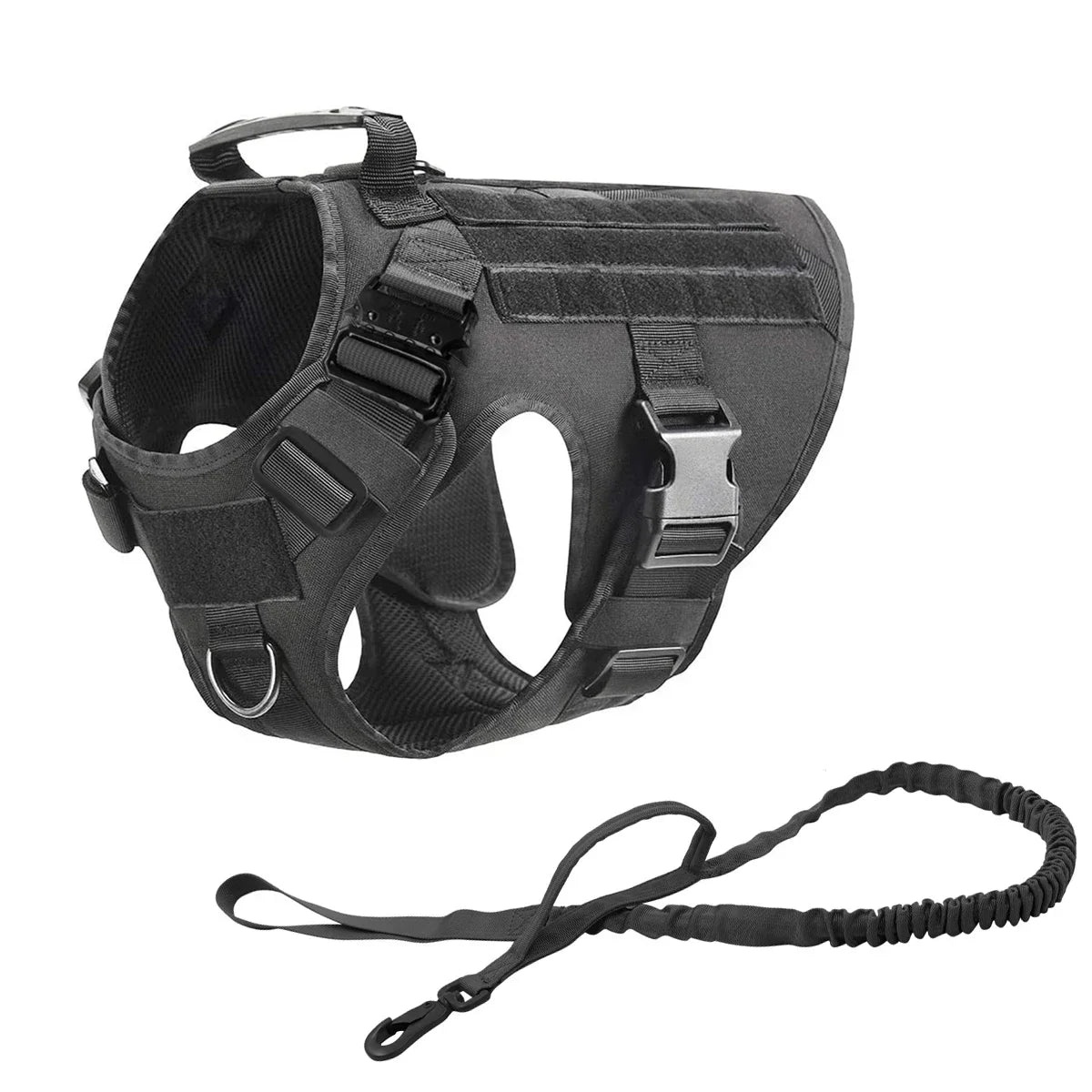 Pet Harness Black Medium