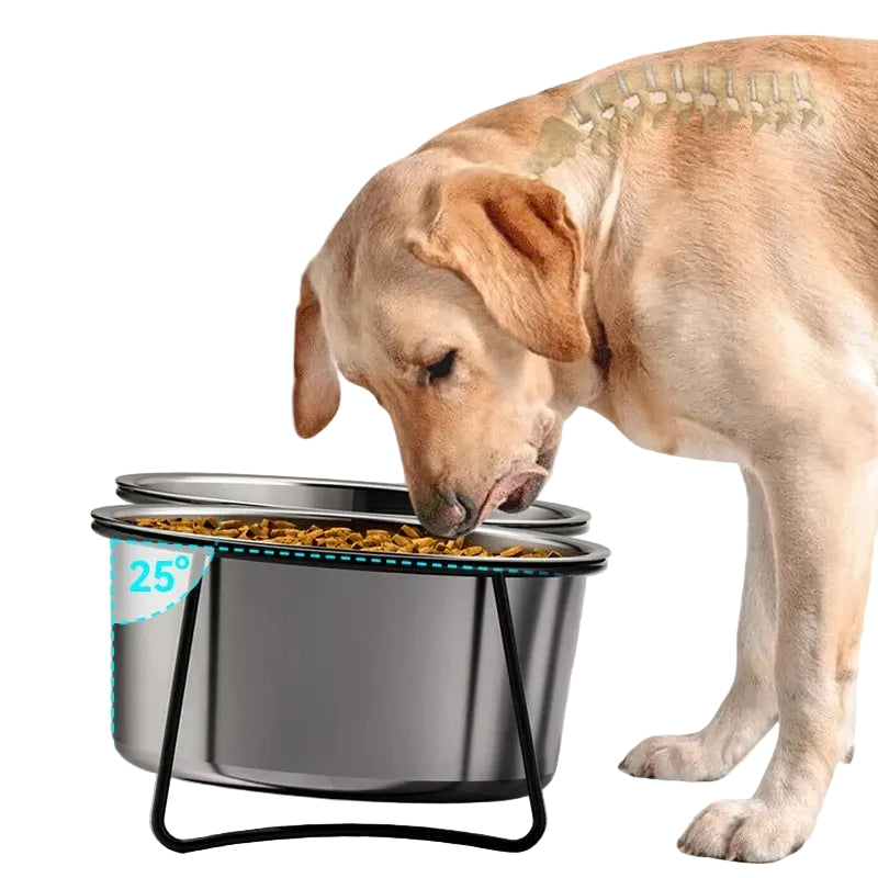 Pet Feeder Stainless Steel Large