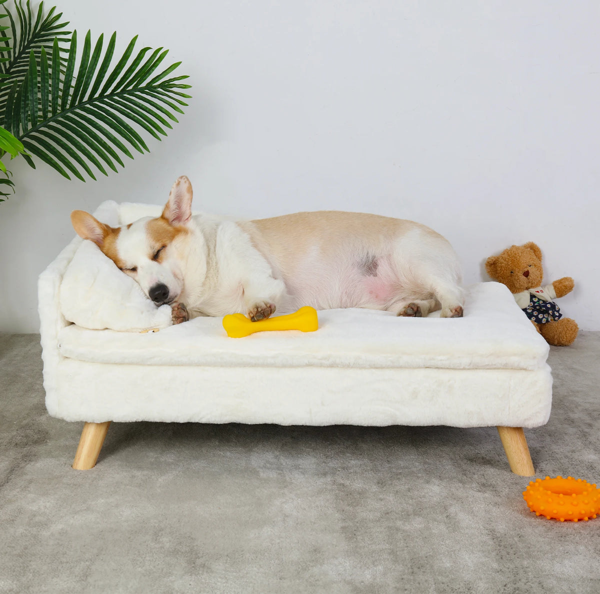 Pet Bed Waterproof White Small