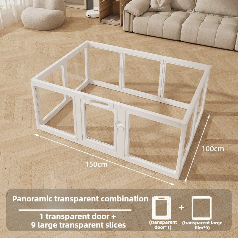 Pet Pet Fence Transparent Small