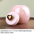 Pet Ceramic Urn Memorial Pink Small