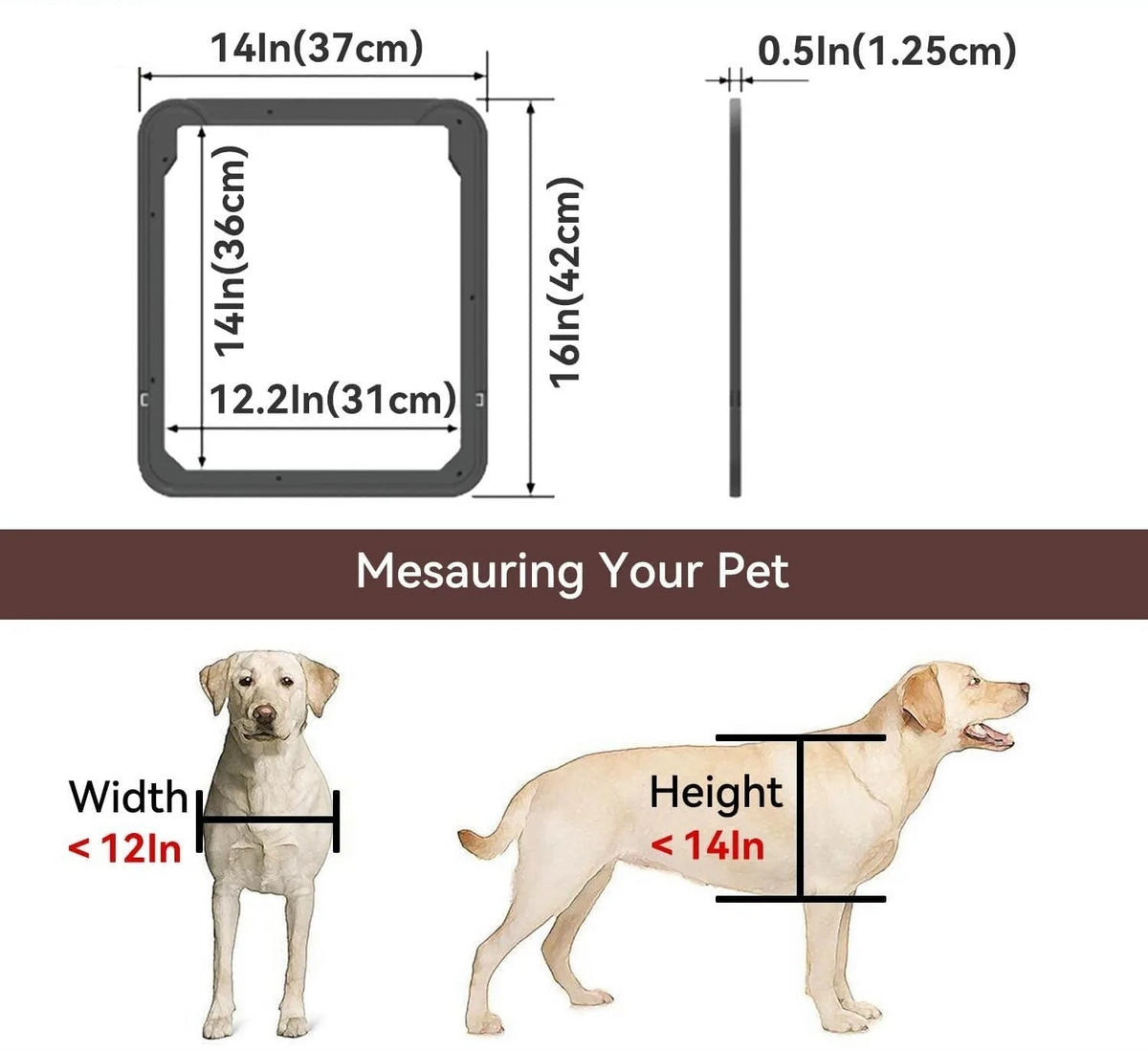 Pet Pet Door Magnetic