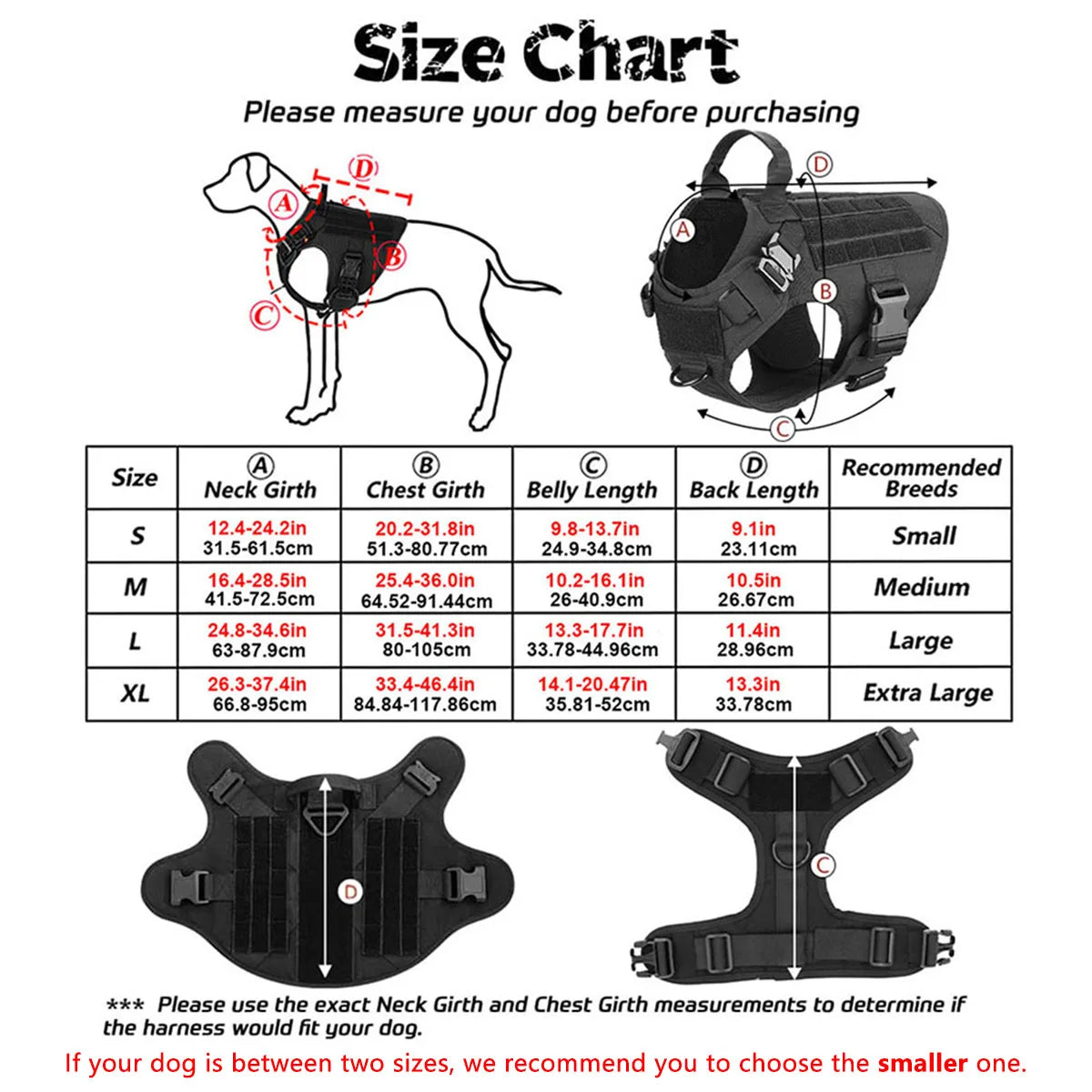 Pet Harness Brown Medium