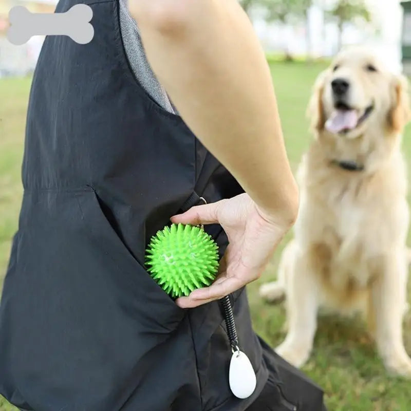 Dog Training Vest Professional Work Vest with Functional Storage for Dog Trainers colour Black