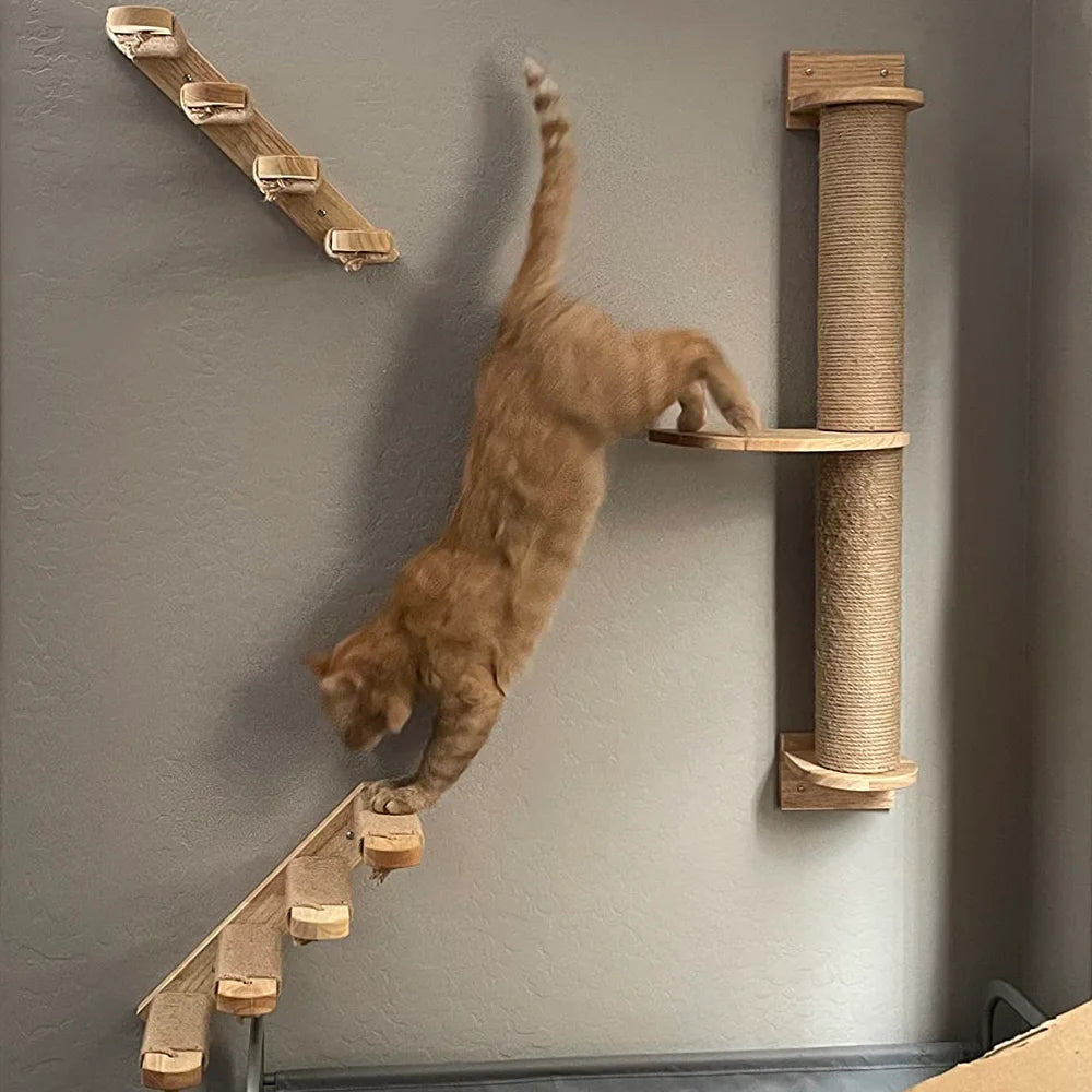 Pet Cat Tree Wooden