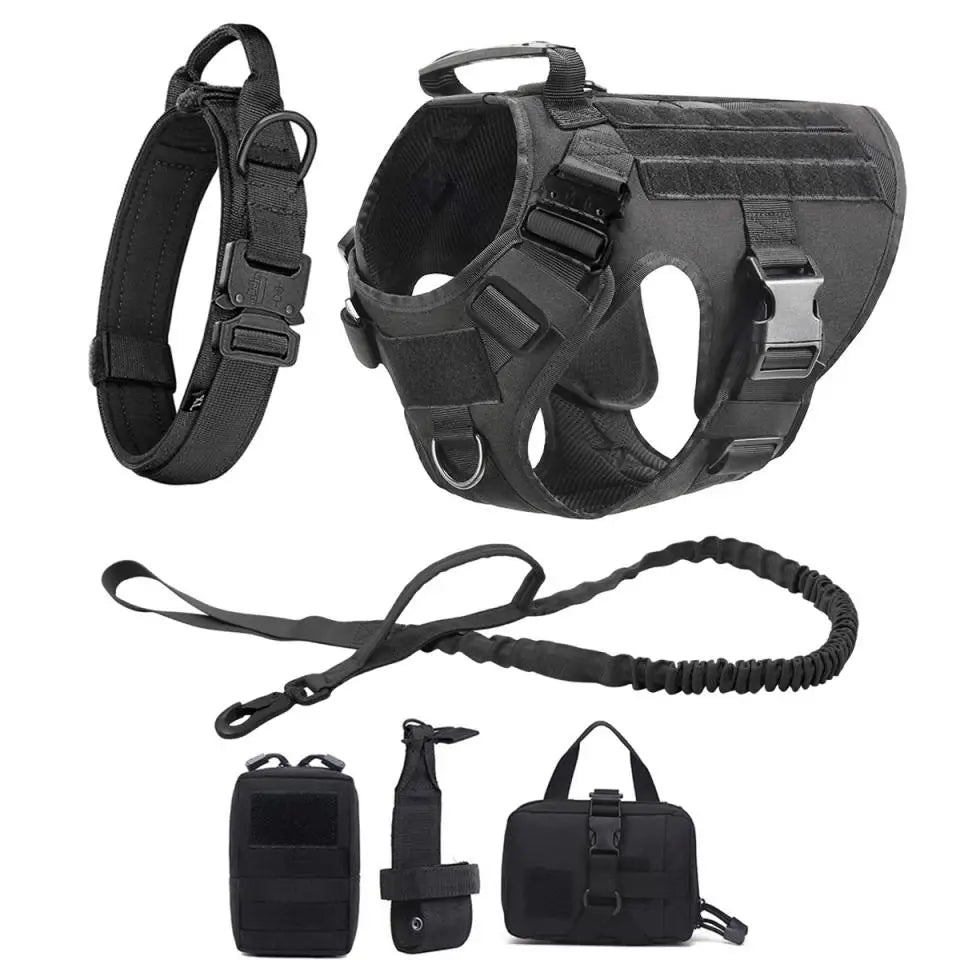 Pet Harness Black Medium