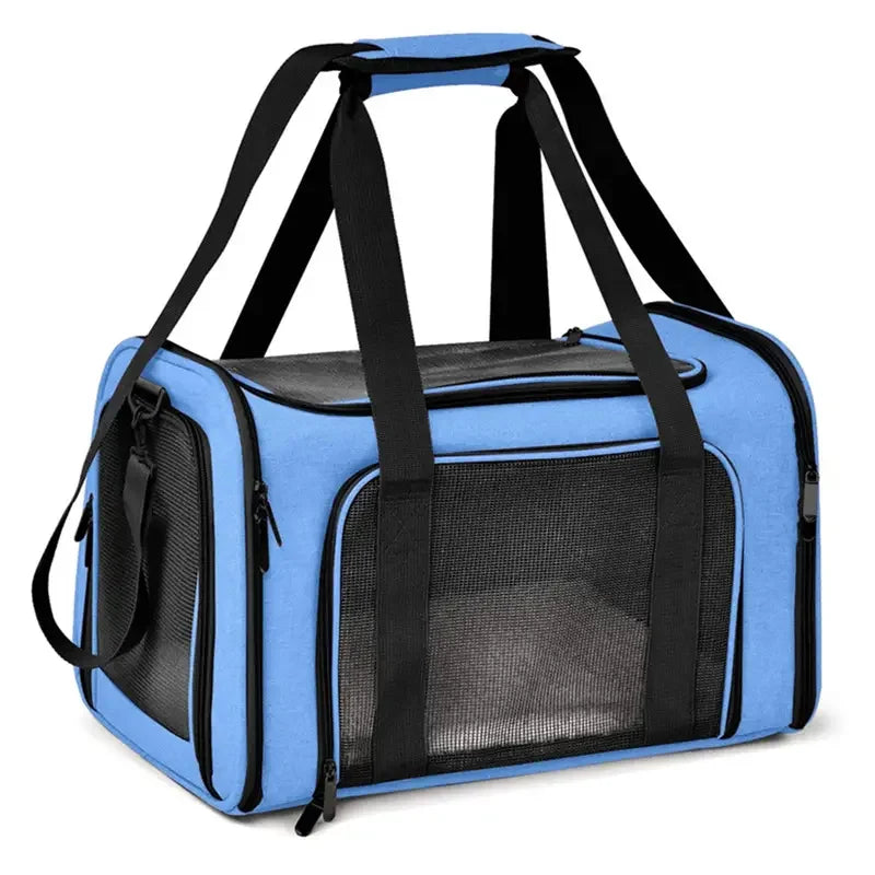 Pet Carrier Soft Blue