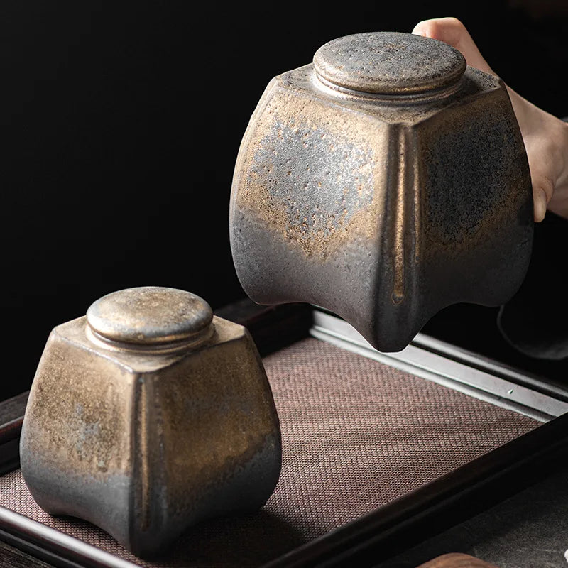 Pet Urn Ceramic Memorial Bronze
