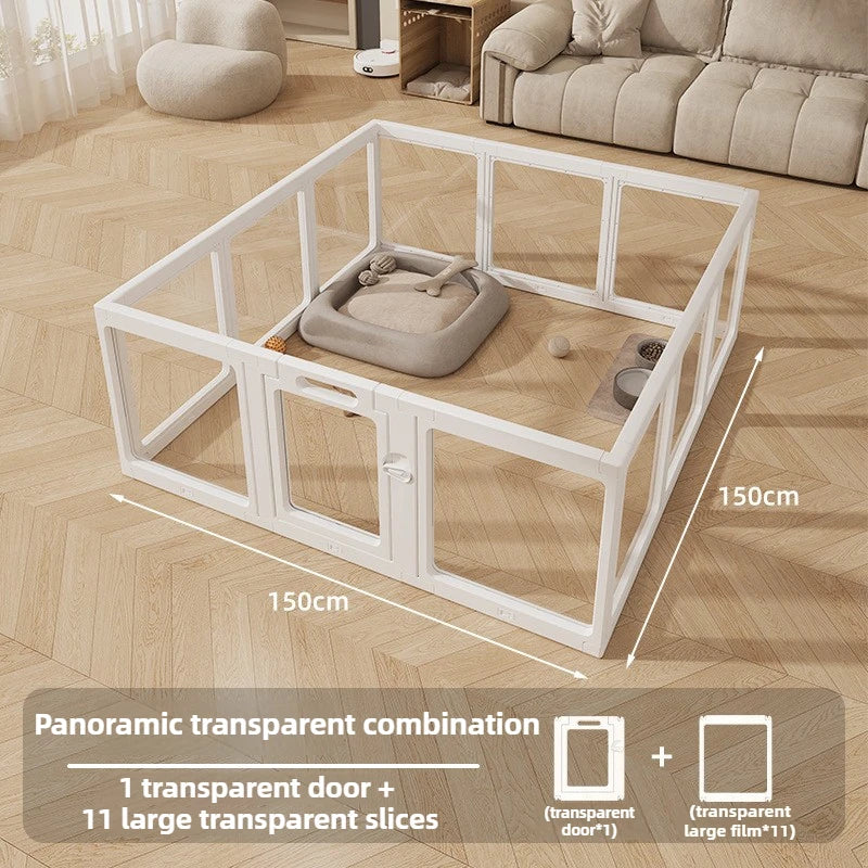 Pet Pet Fence Transparent Small