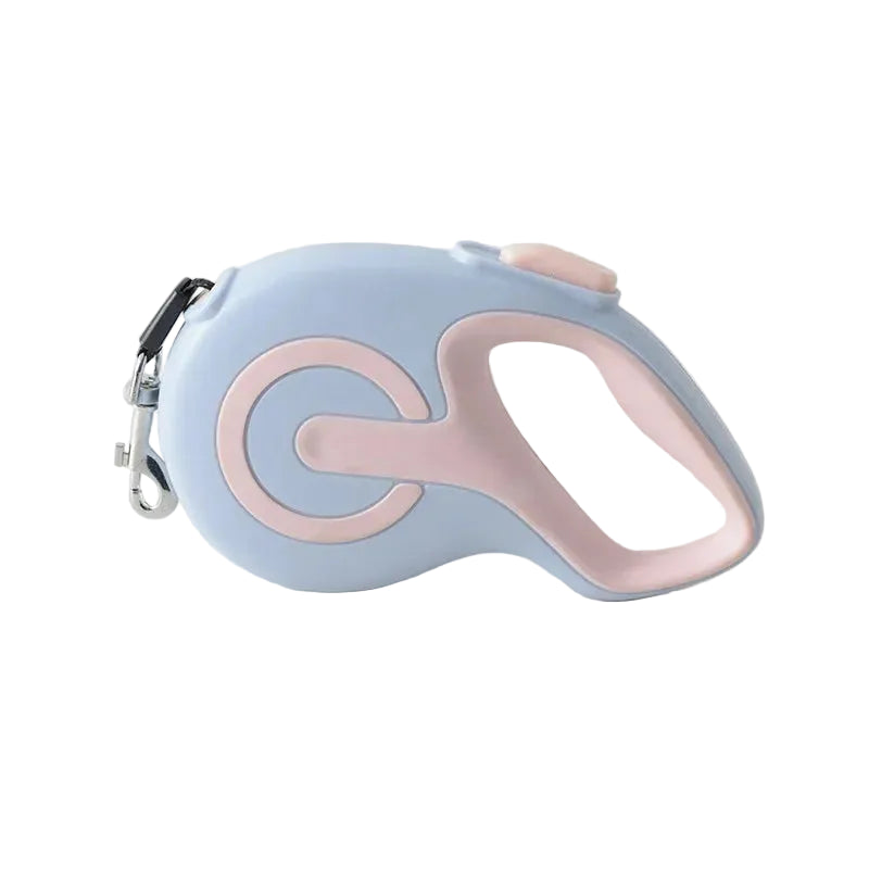Pet Dog Leash Retractable Pink Small
