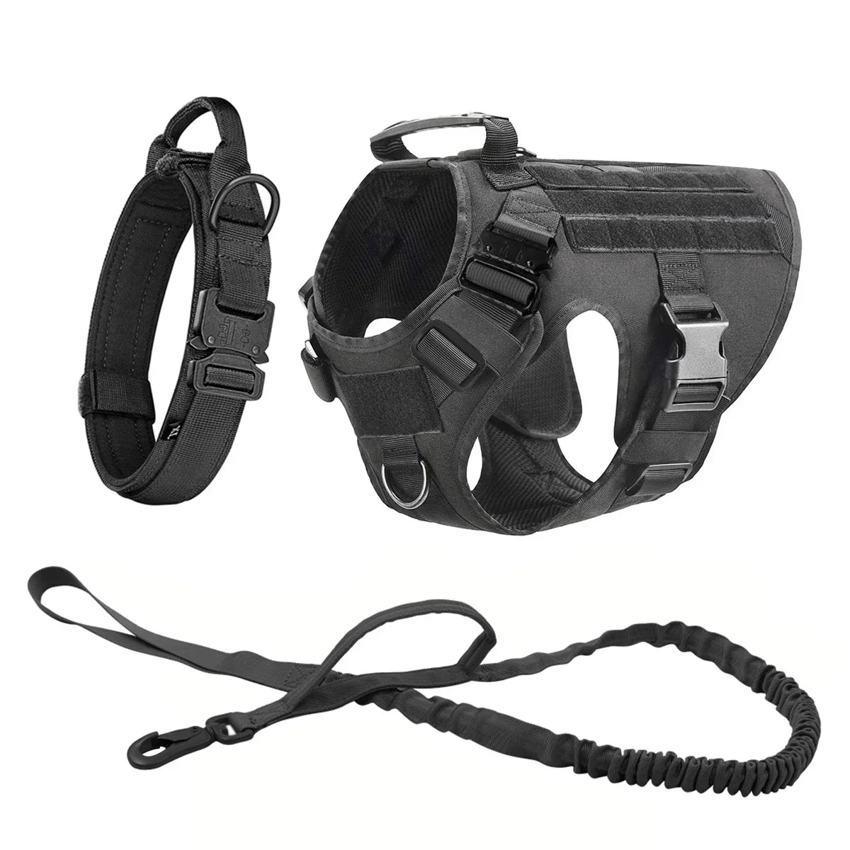 Pet Harness Black Medium