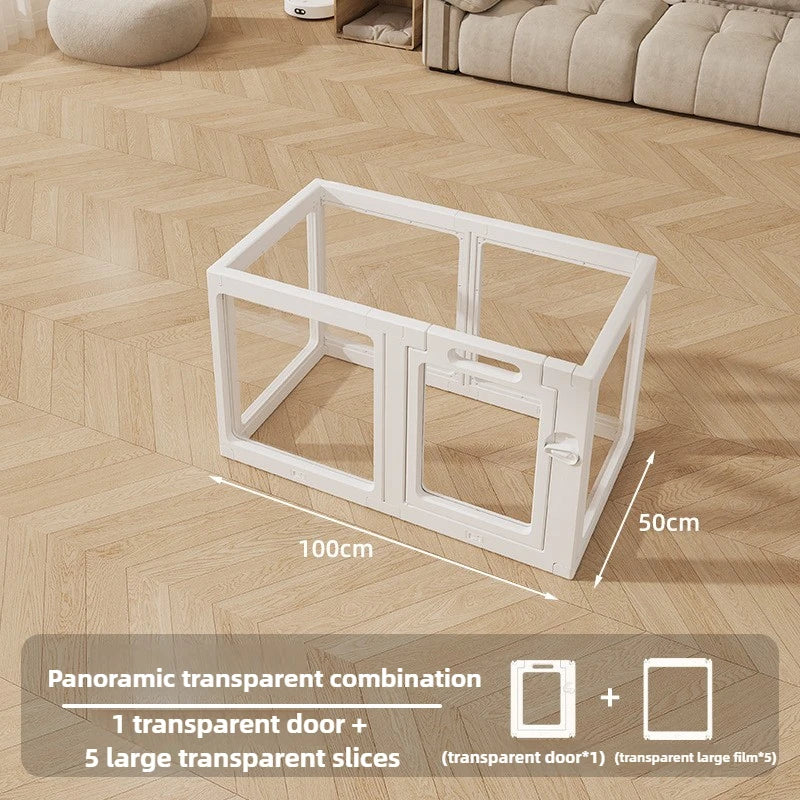 Pet Pet Fence Transparent Small