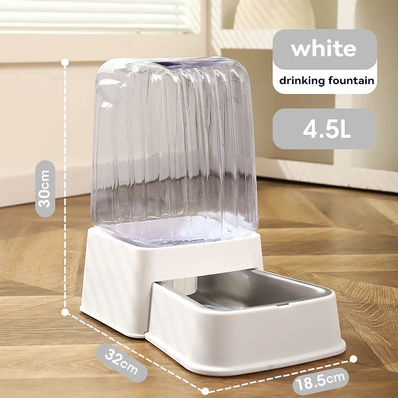 Pet Water Dispenser White 4.5L