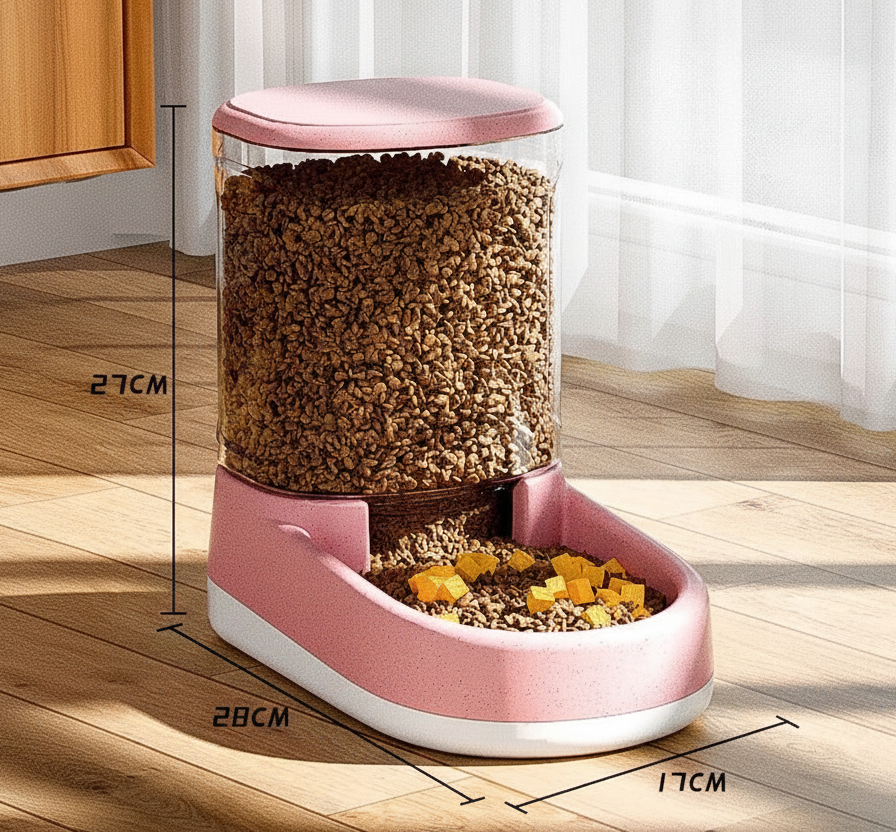 Pet Feeder Pink Large
