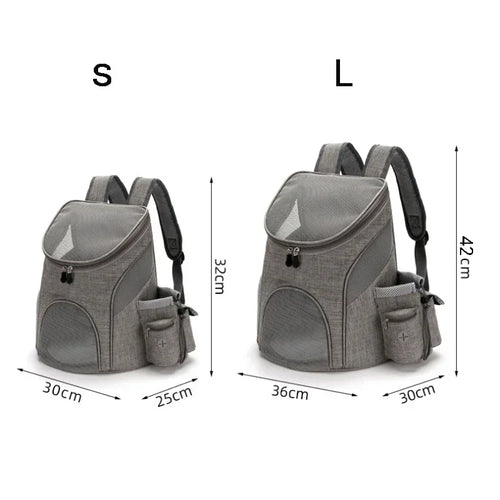 Pet Carrier Portable Grey Small
