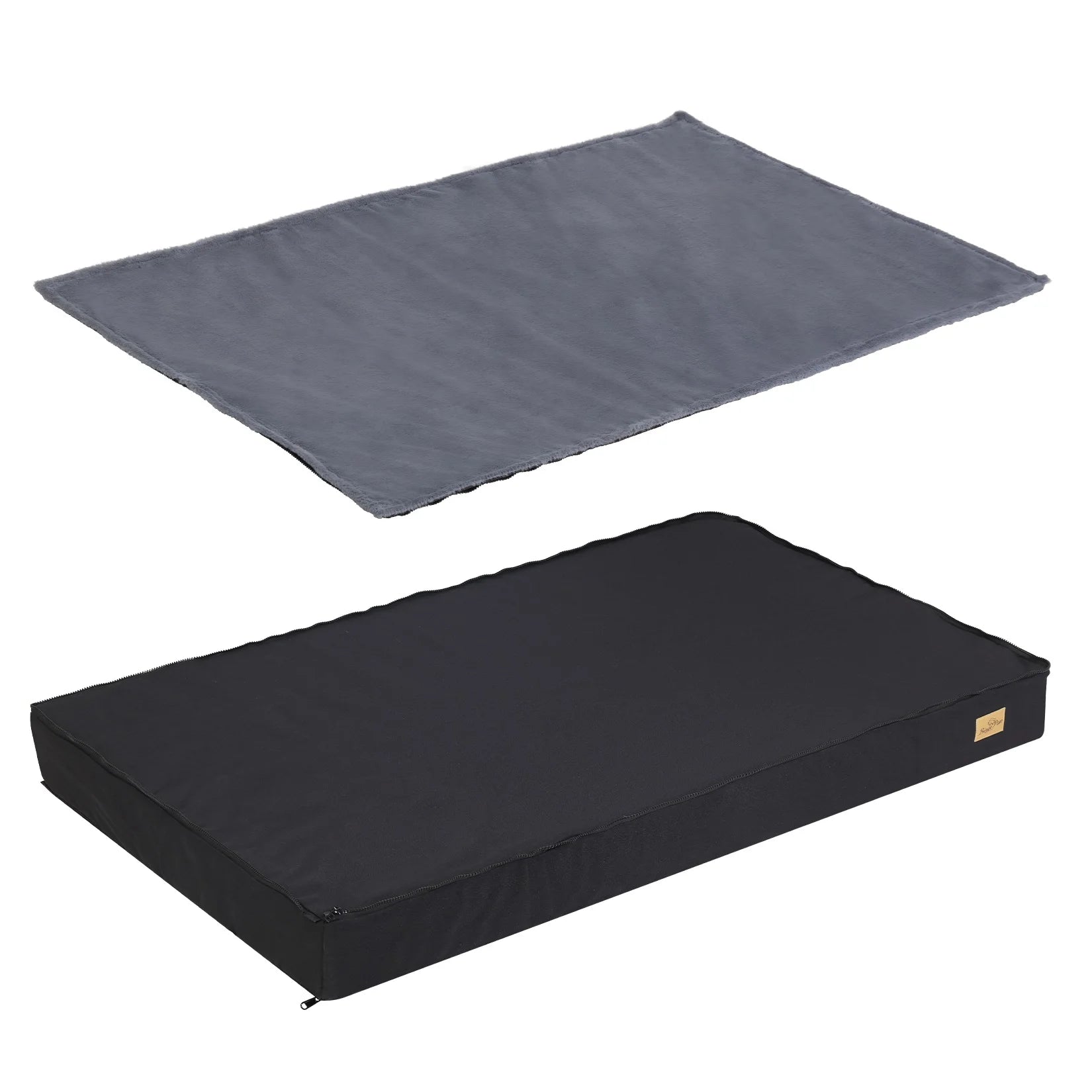 Orthopedic Dog Bed for Large Dogs with Waterproof Lining and Non-Slip Base, Machine Washable