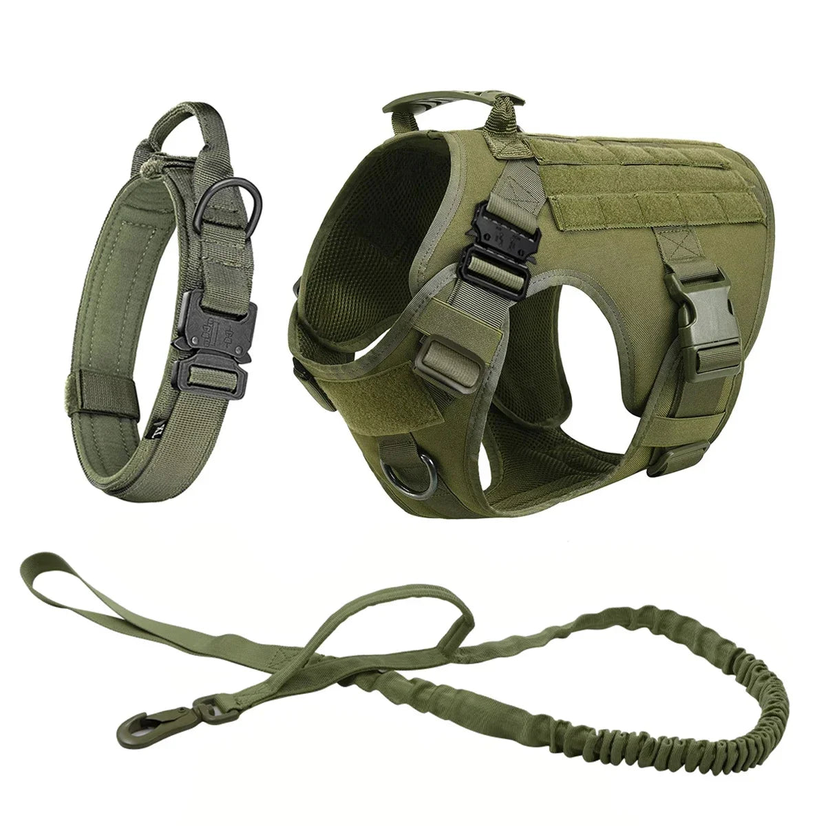 Pet Harness Green Medium