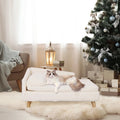 Pet Bed Waterproof White Small