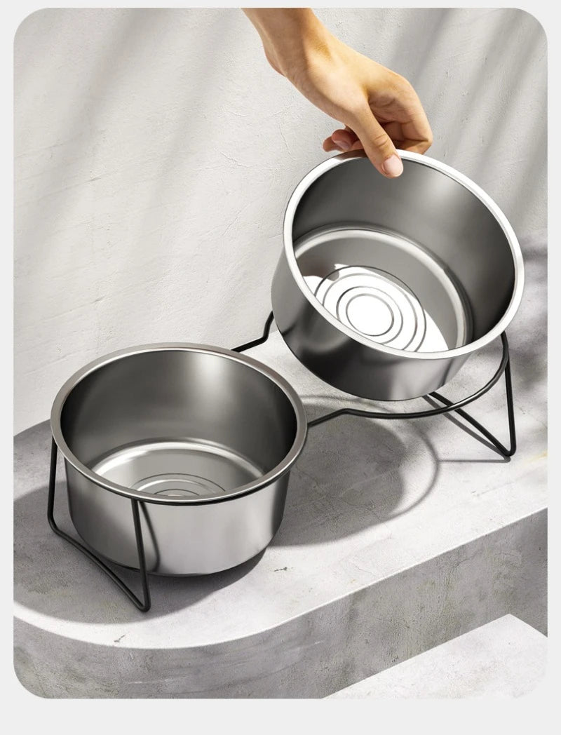 Pet Feeder Stainless Steel Large