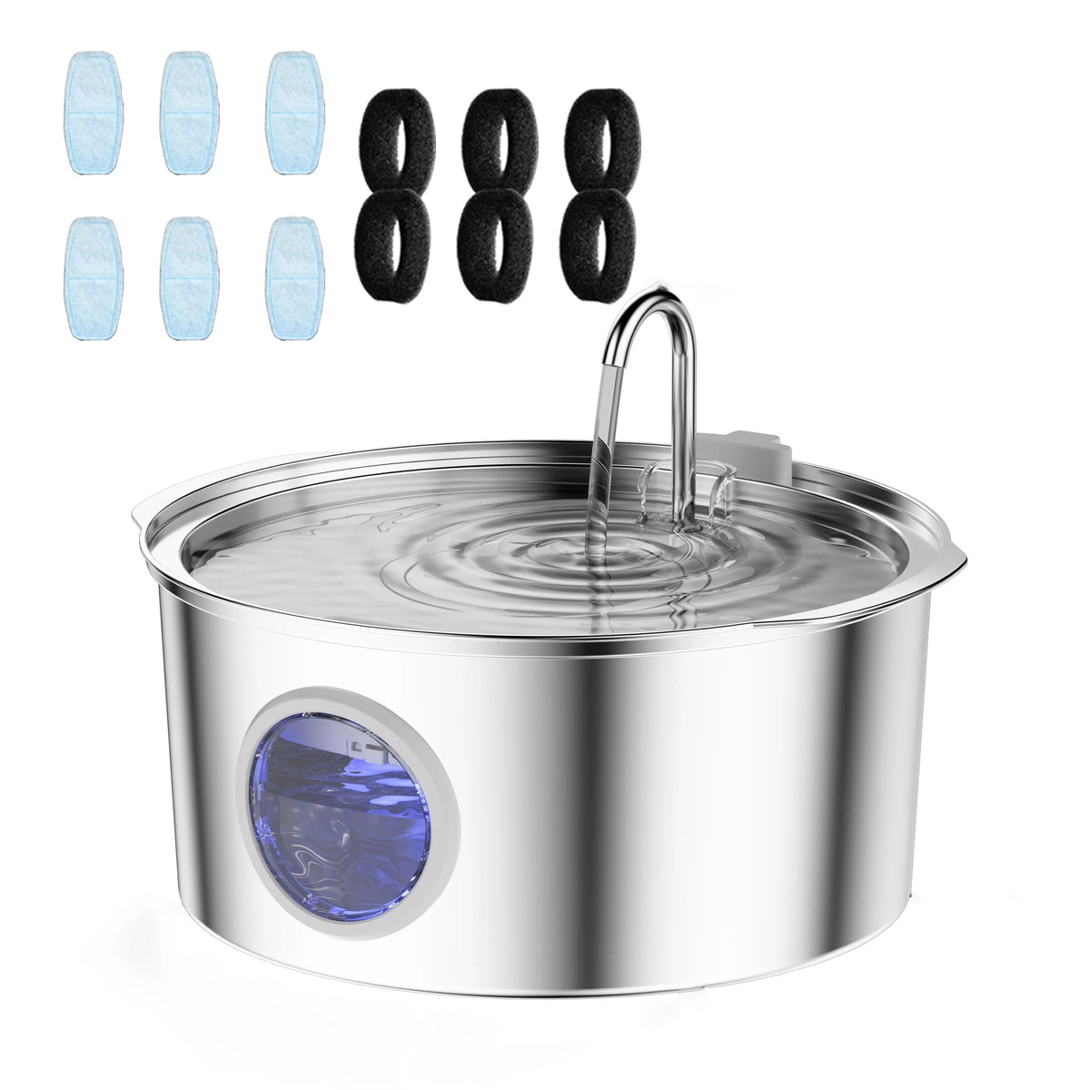 Pet Water Fountain Automatic Stainless Steel 7L