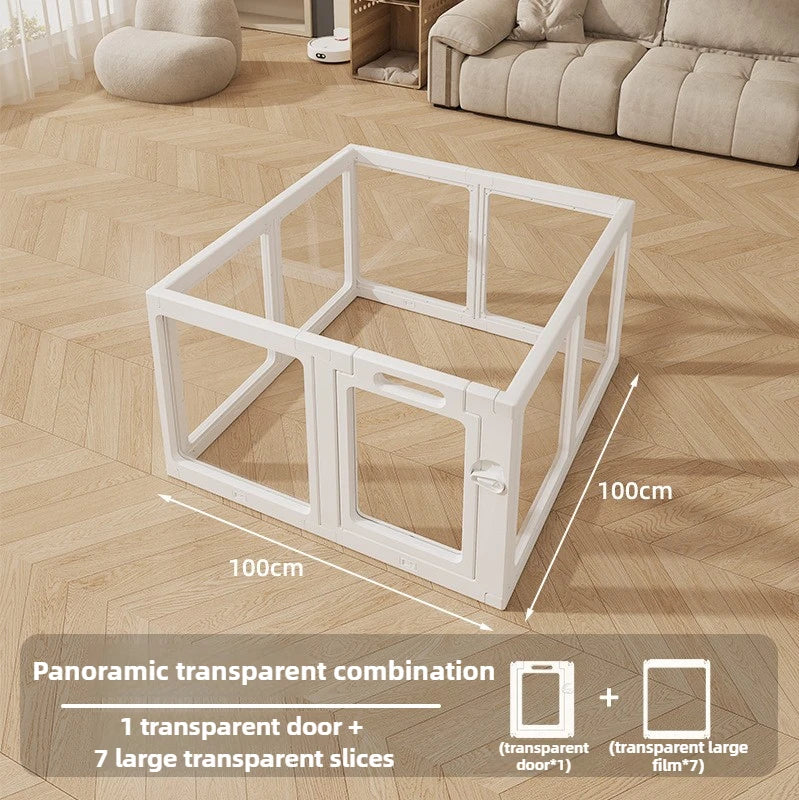 Pet Pet Fence Transparent Small