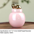 Pet Ceramic Urn Memorial Pink Small