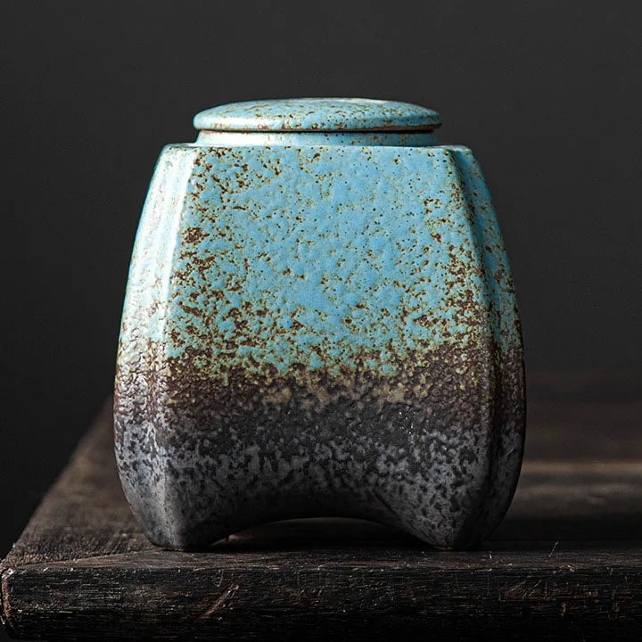 Pet Urn Memorial Green