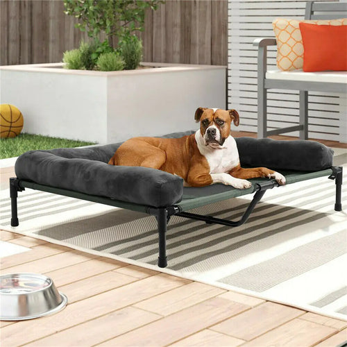 Pet Bed Elevated Green
