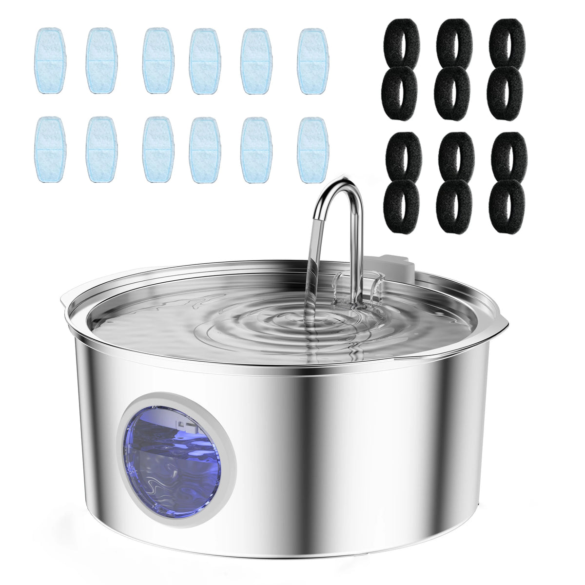 Pet Water Fountain Automatic Stainless Steel 7L