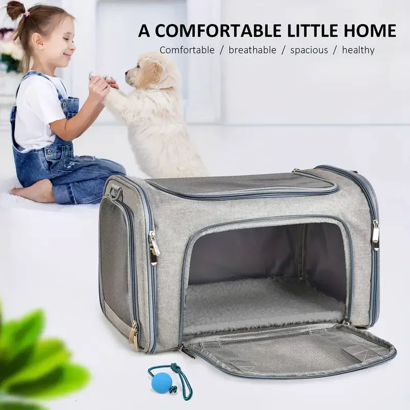 Pet Carrier Soft Black