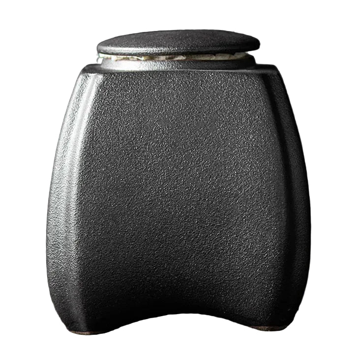 Pet Urn Ceramic Memorial Grey