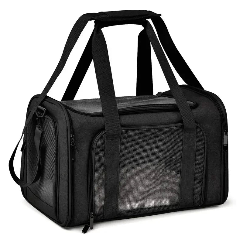 Pet Carrier Soft Black