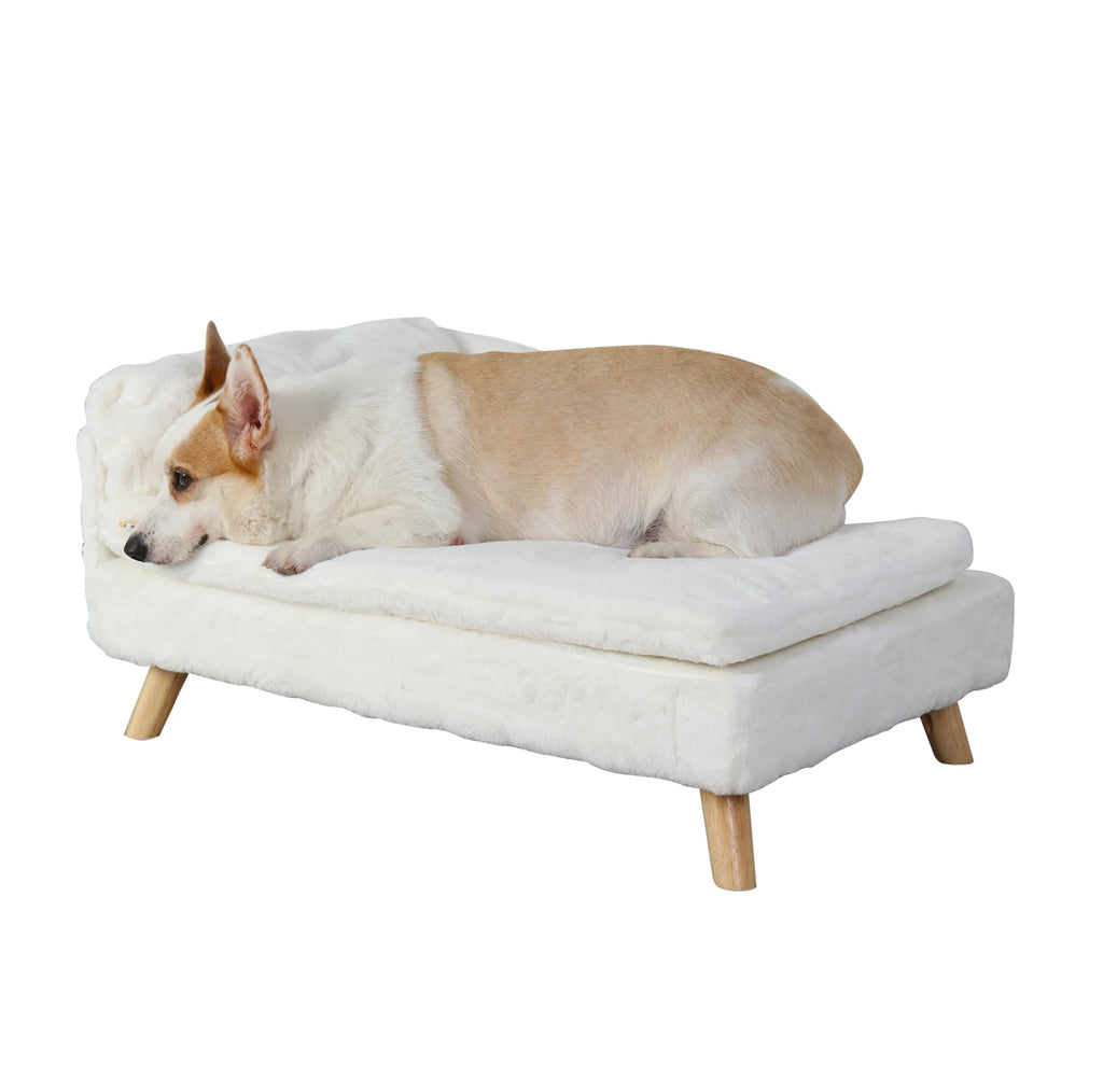 Pet Bed Waterproof White Small