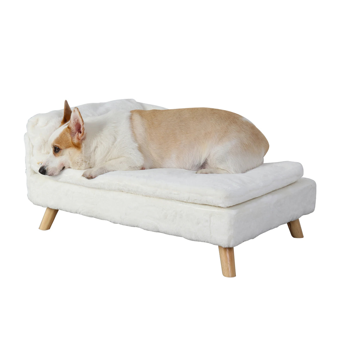 Pet Bed Waterproof White Small