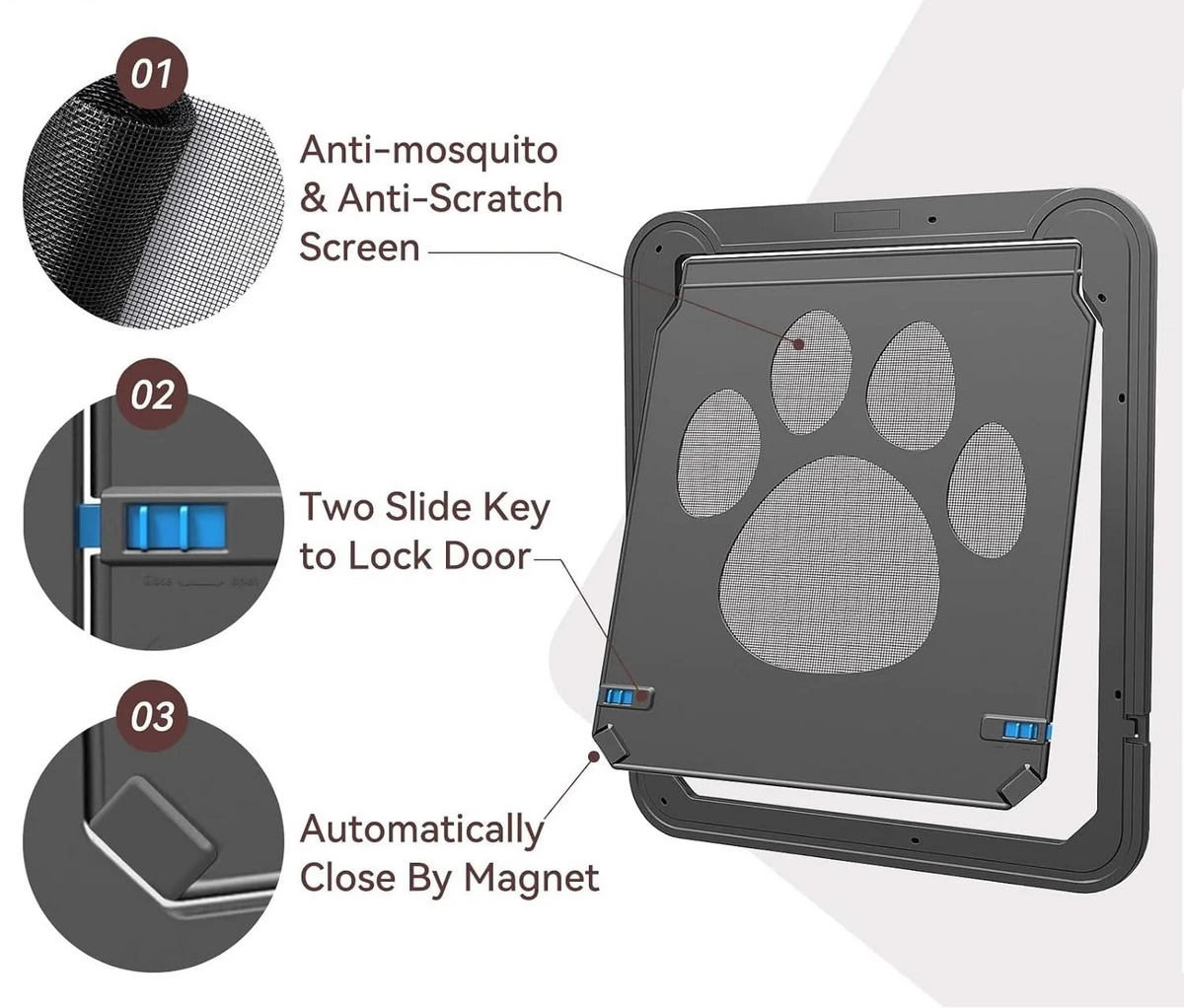 Pet Pet Door Magnetic