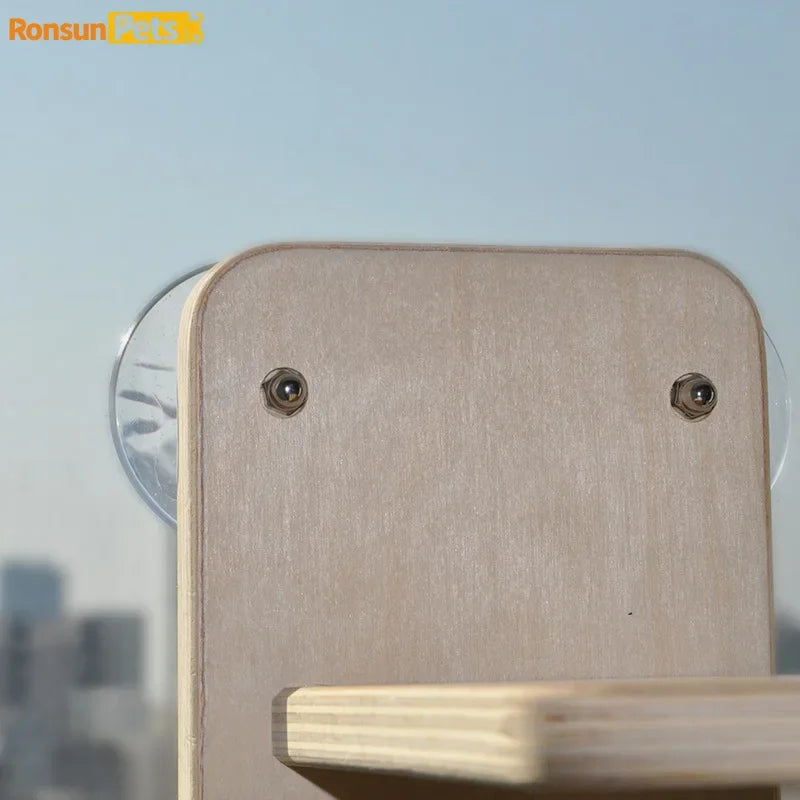 Pet Cat Shelf Wooden
