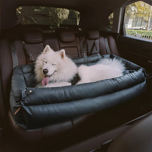 Pet Car Seat Luxury Dark Grey