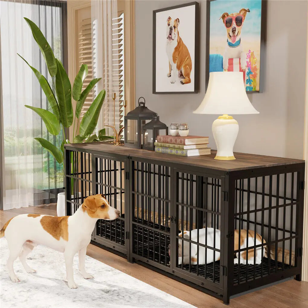 Pet Cage Black
