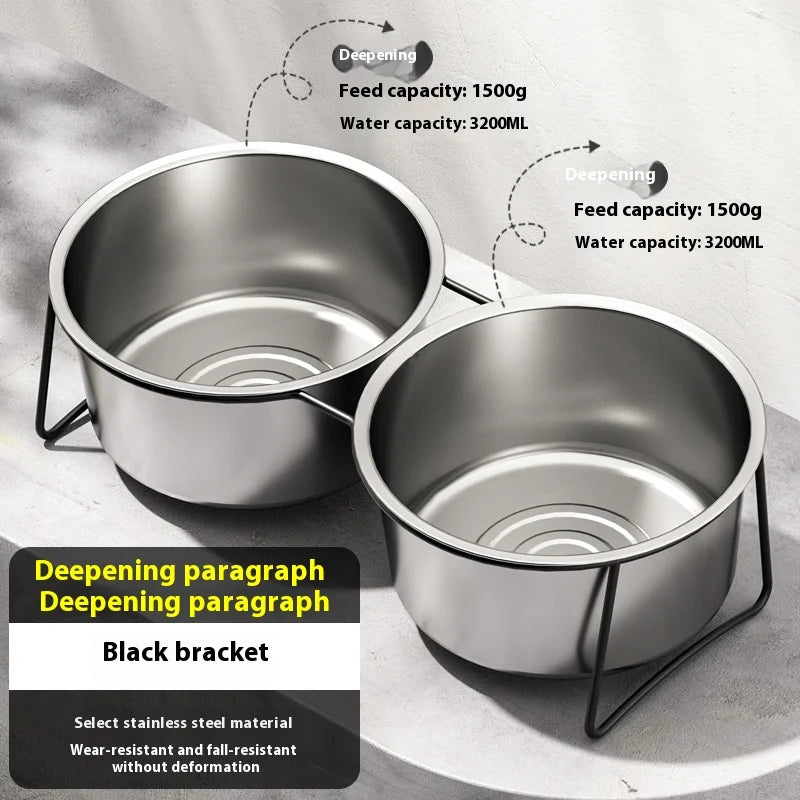 Pet Feeder Stainless Steel Large