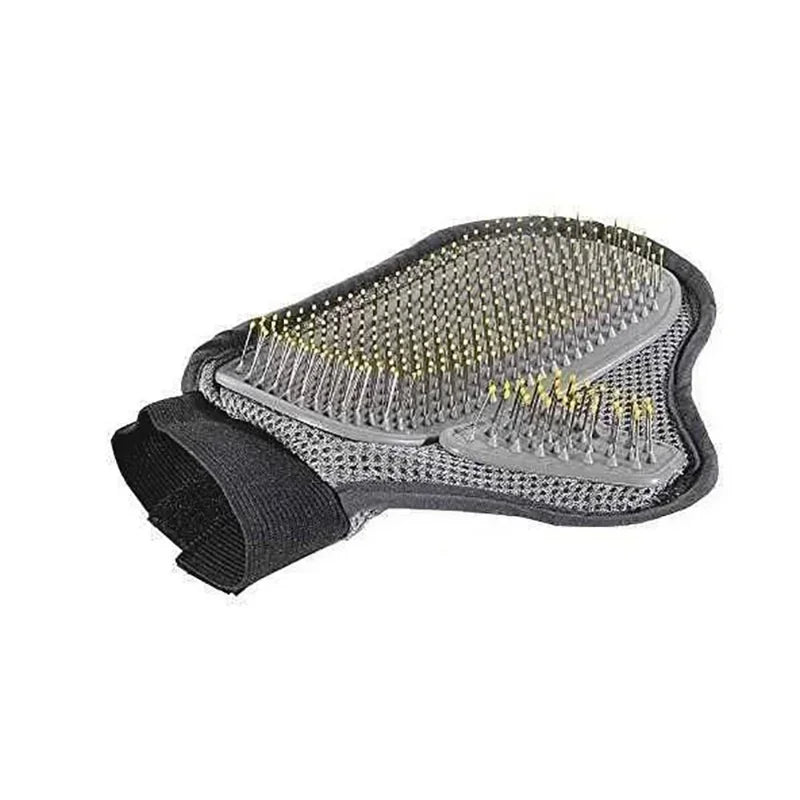 Pet Soft Grooming Glove for Cats and Dogs Hair Removal and Massage