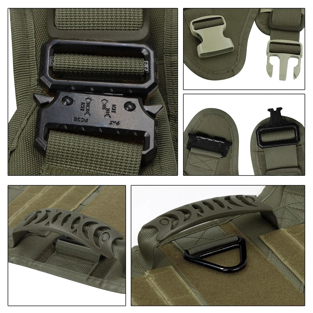 Pet Harness Green Medium