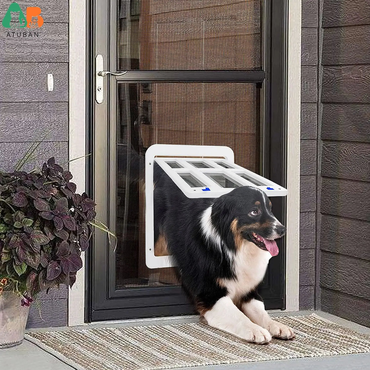Pet Pet Door Magnetic White