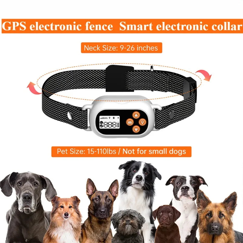 Pet GPS Collar Waterproof Black