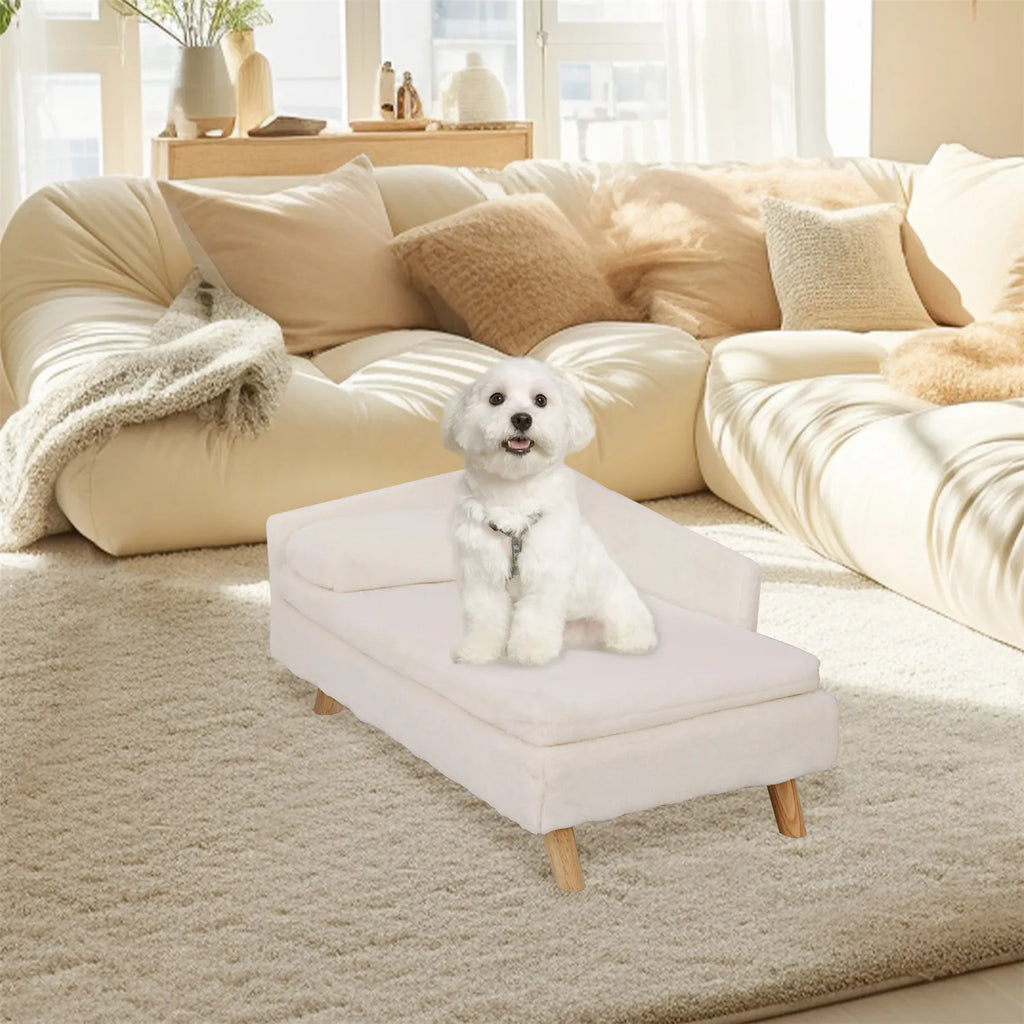 Pet Bed Waterproof White Small