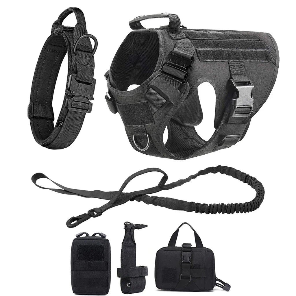 Pet Harness Black Medium