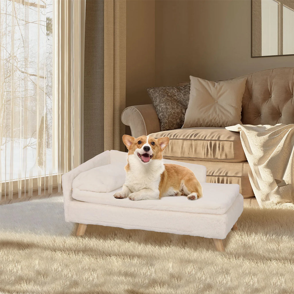 Pet Bed Waterproof White Small